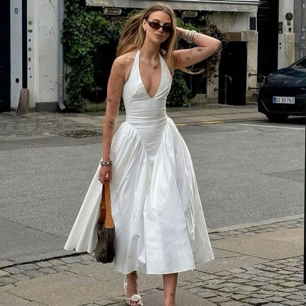 Dalier Halter Neck Dress
