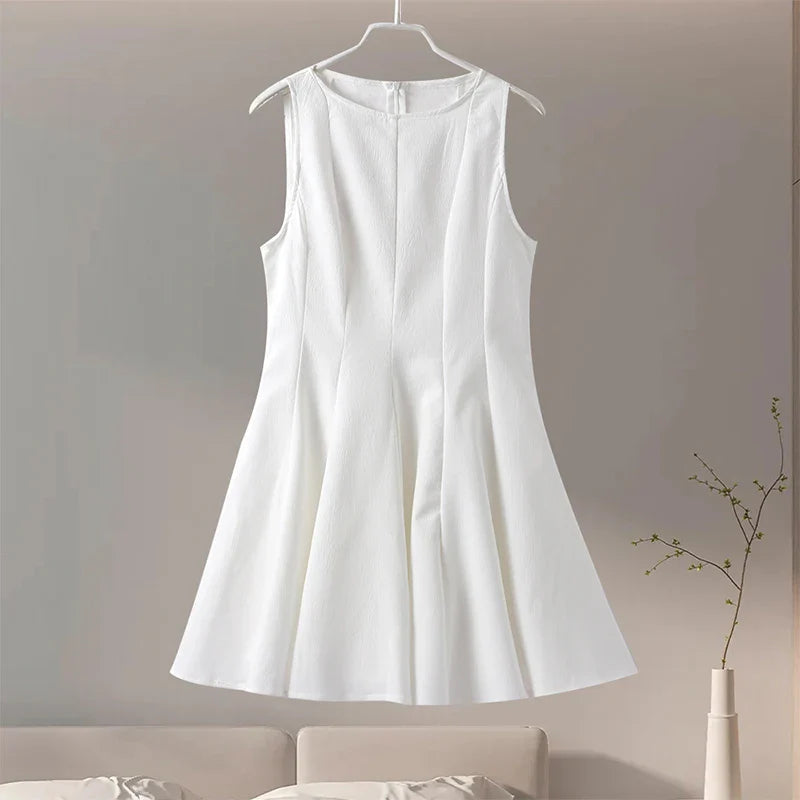 Frosted Bliss Pleated Dress