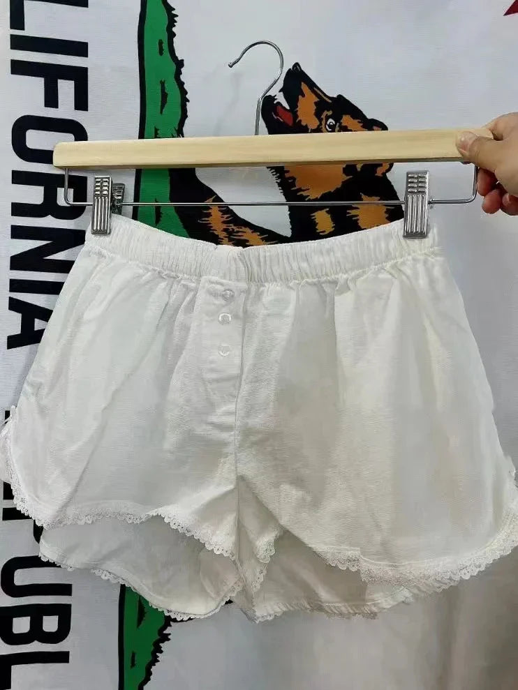 Cotton Elastic Women's Boxer Shorts