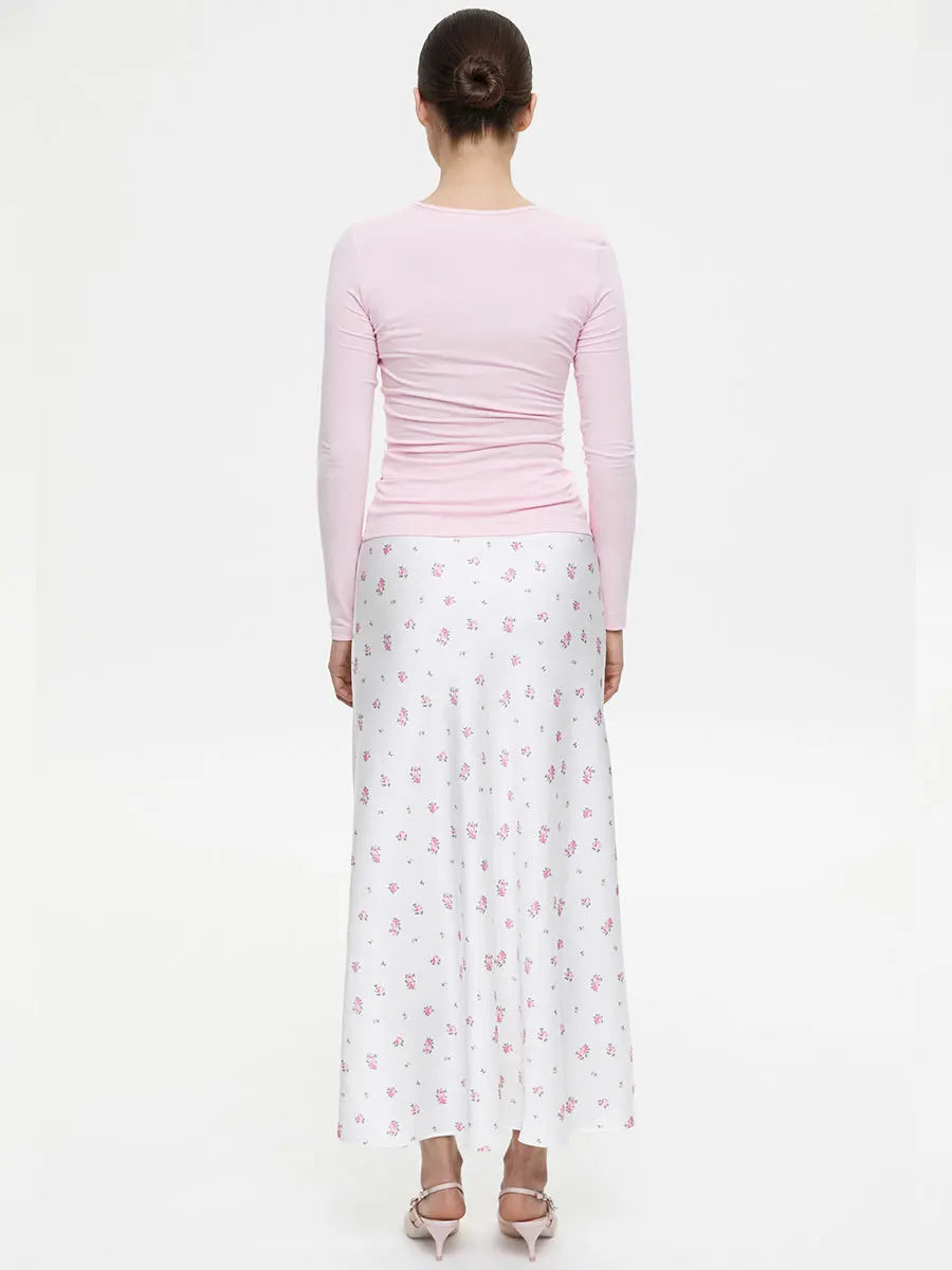 Deena High Waist Printed Skirt