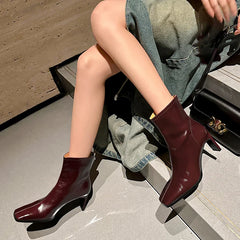 Magda Leather Ankle Boots