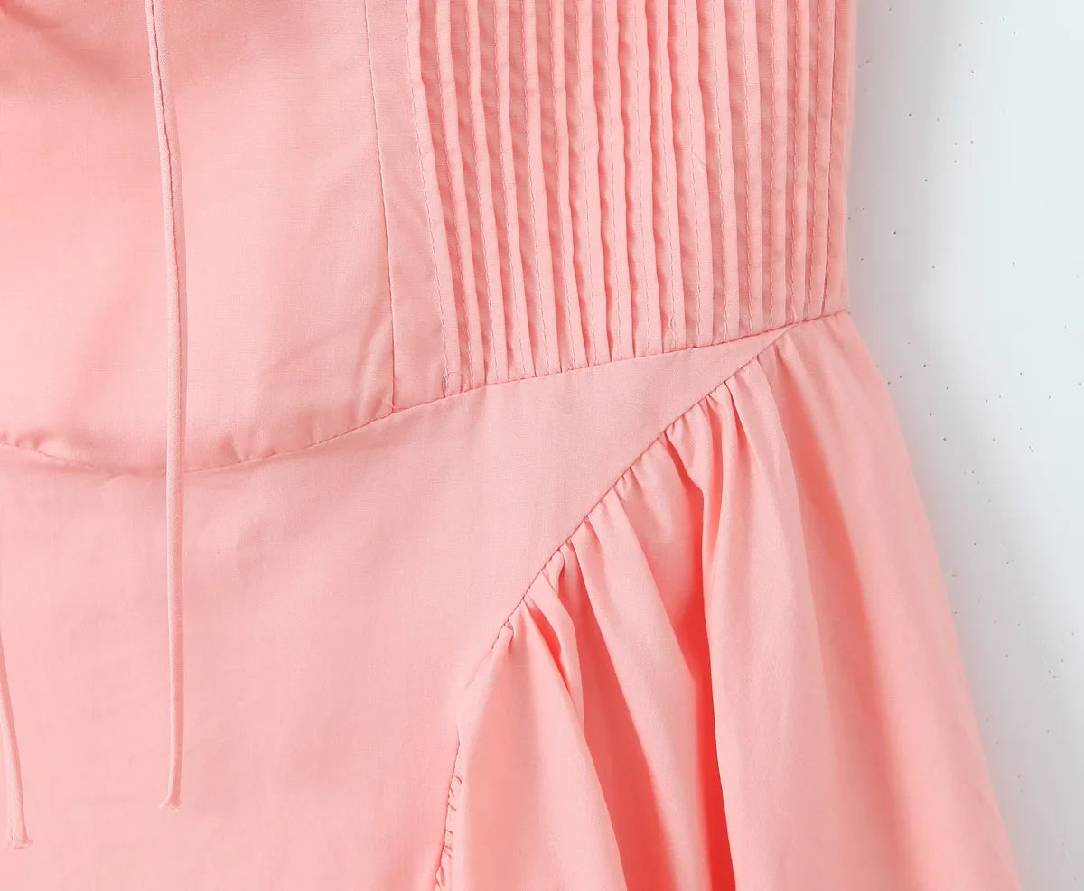 Corset Halter Midi Dress