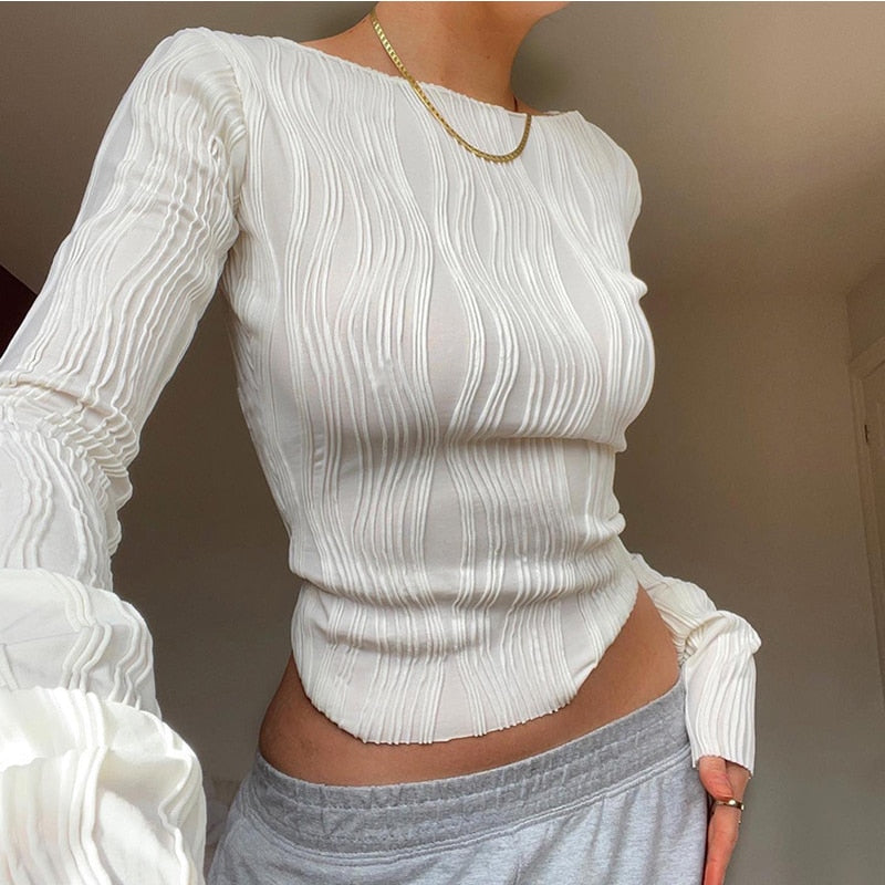 Eden Ruched Skinny Top