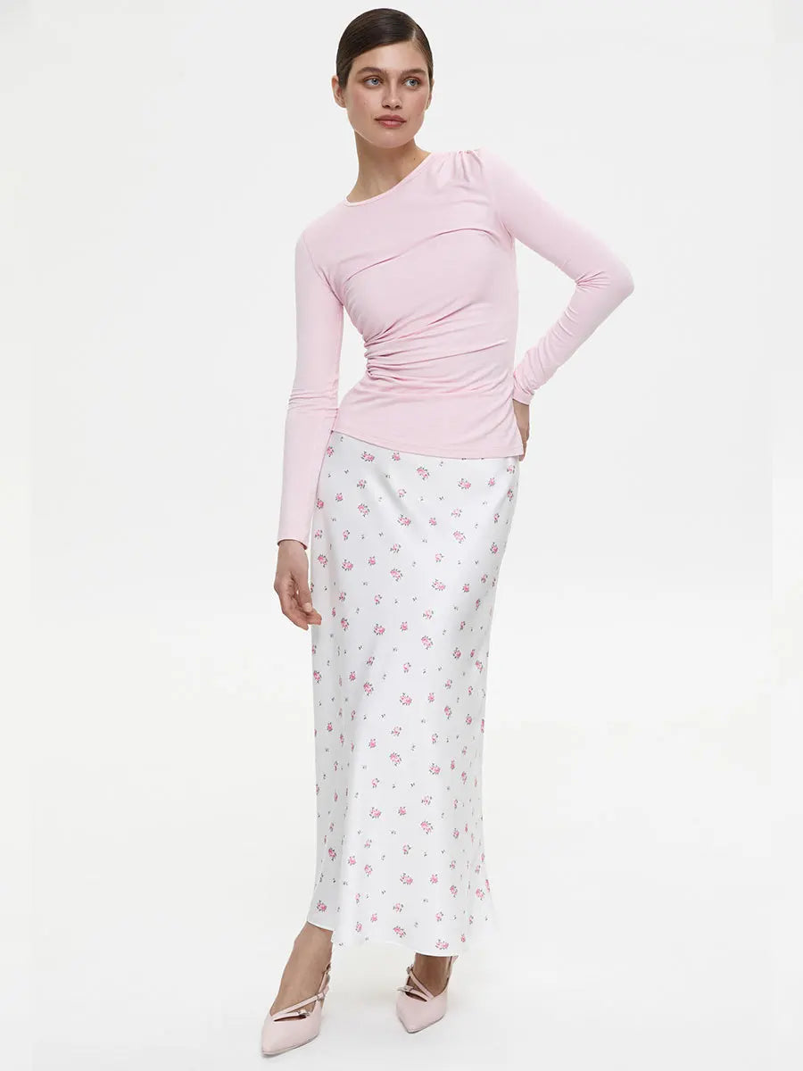 Deena High Waist Printed Skirt