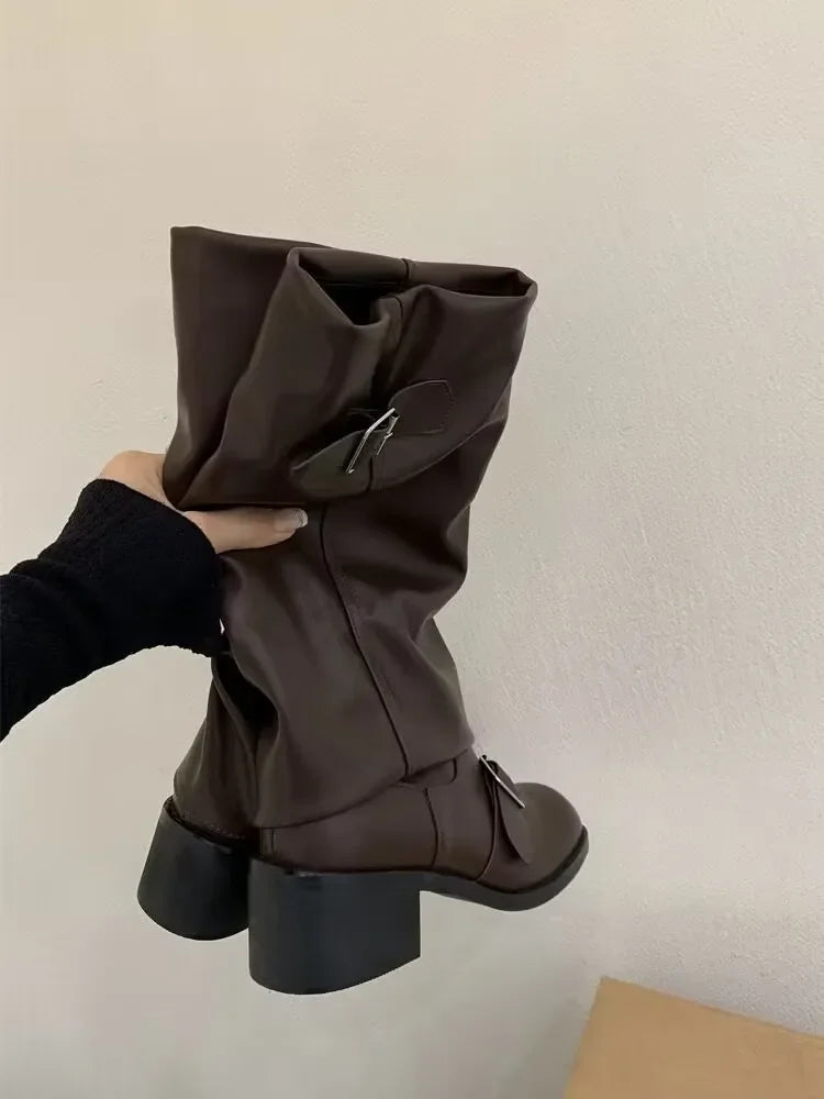 Veridian Knee High Boots
