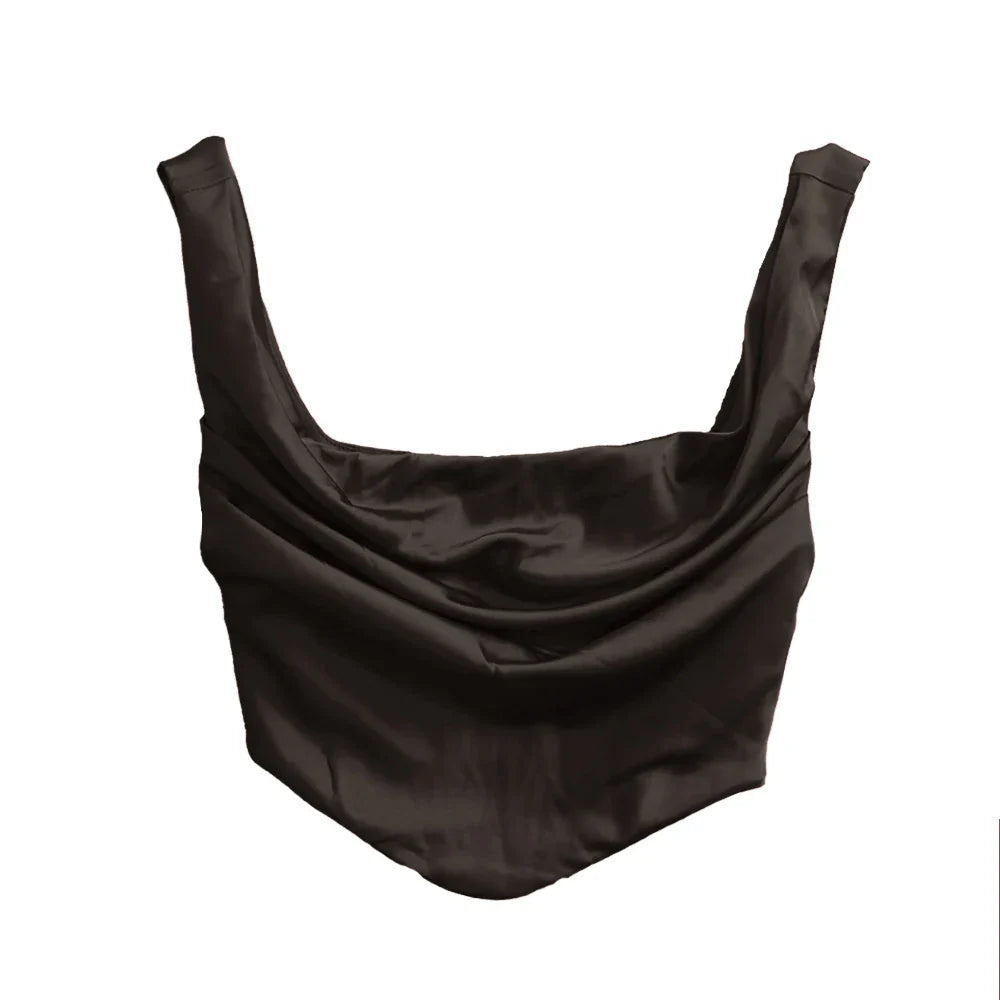 Laria Satin Bodycon Corset Set