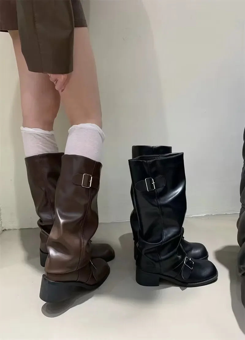 Veridian Knee High Boots