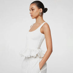 Puff Frill Tank Top