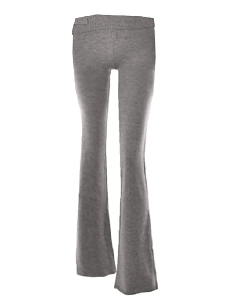 Knit Zipper Hooded Top And Pants Set