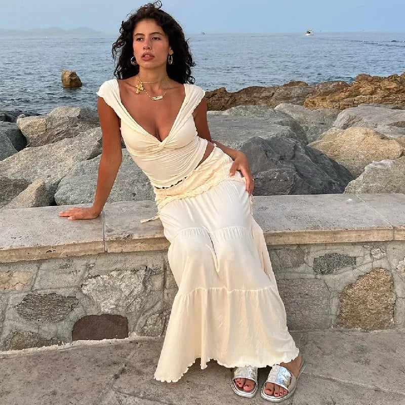 Seashells Midi Skirt