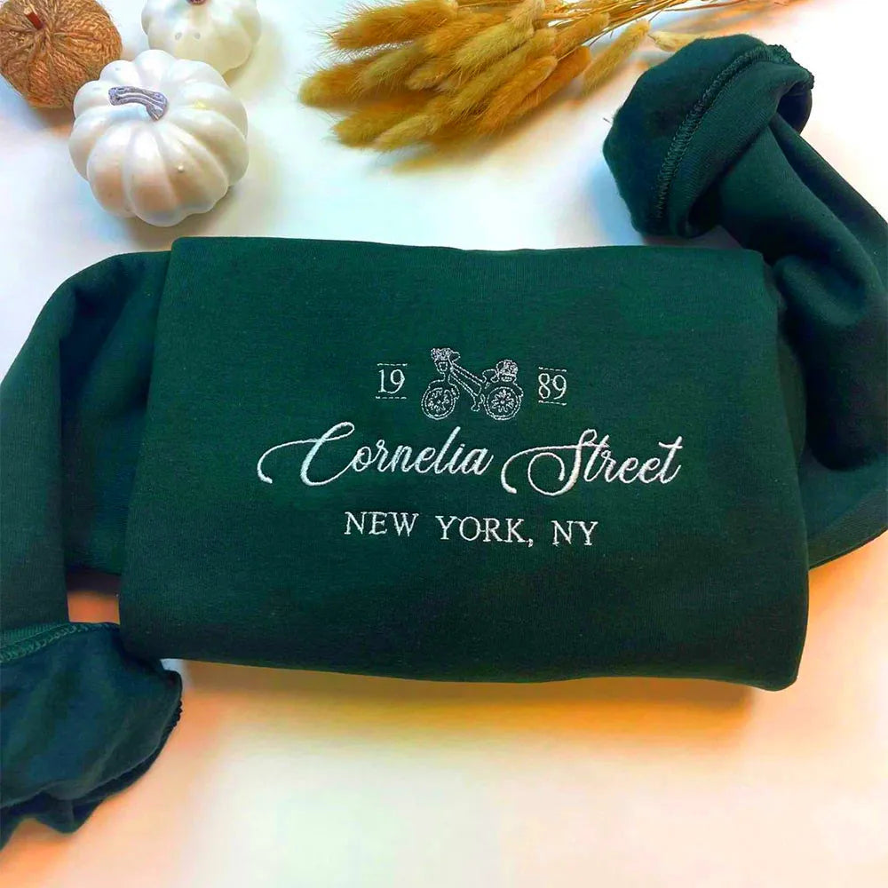 Cornelia Street Embroidered Sweatshirt Jumper