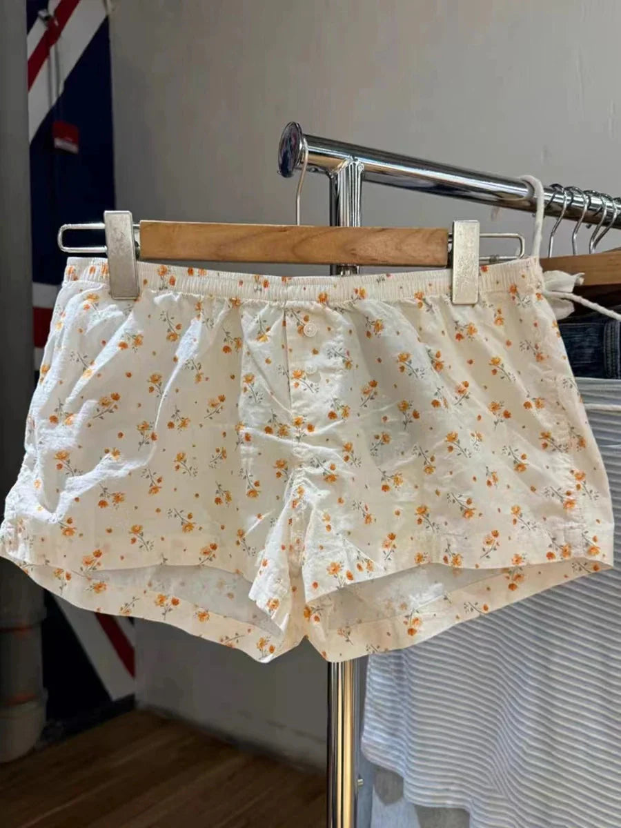 Cotton Elastic Women's Boxer Shorts
