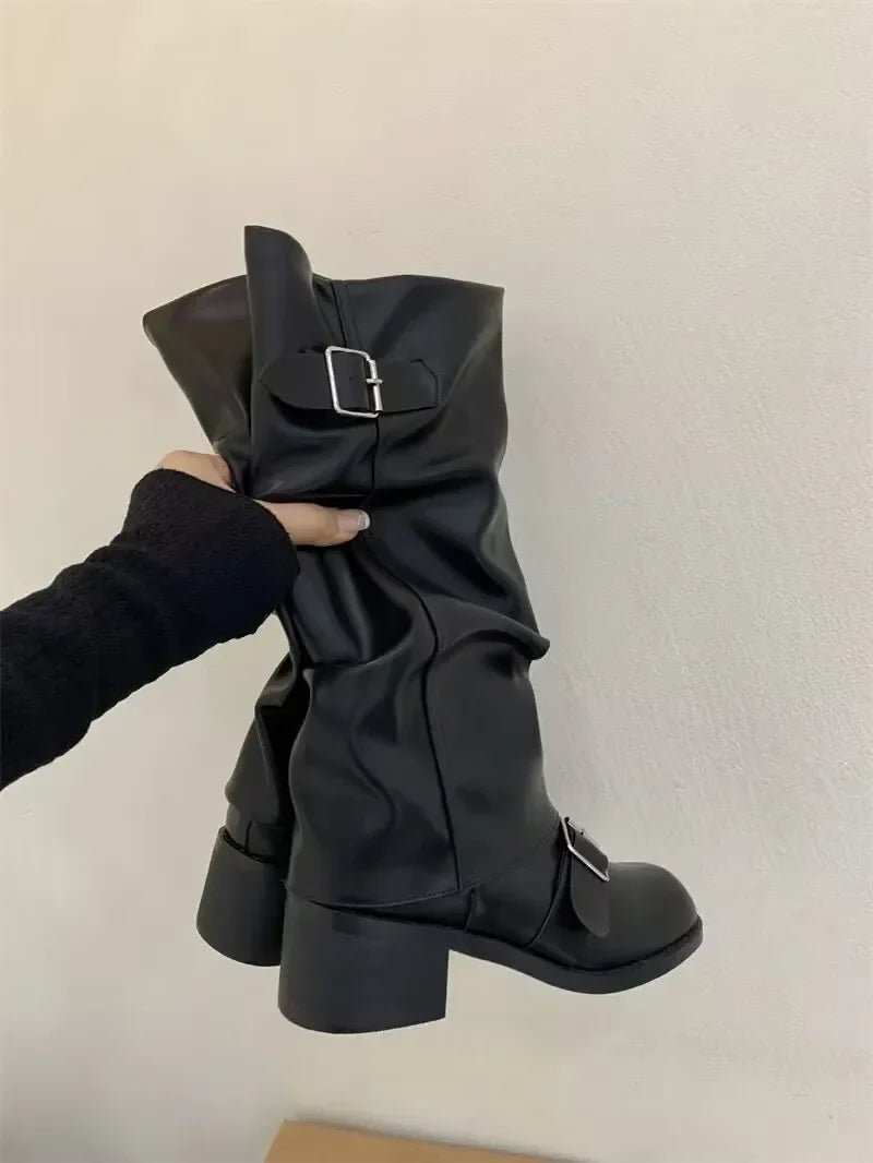 Veridian Knee High Boots