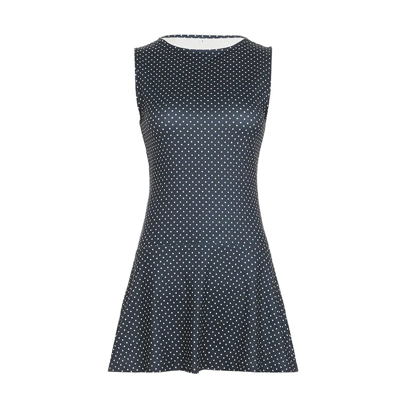 Polka Dot Tank Mini Dress