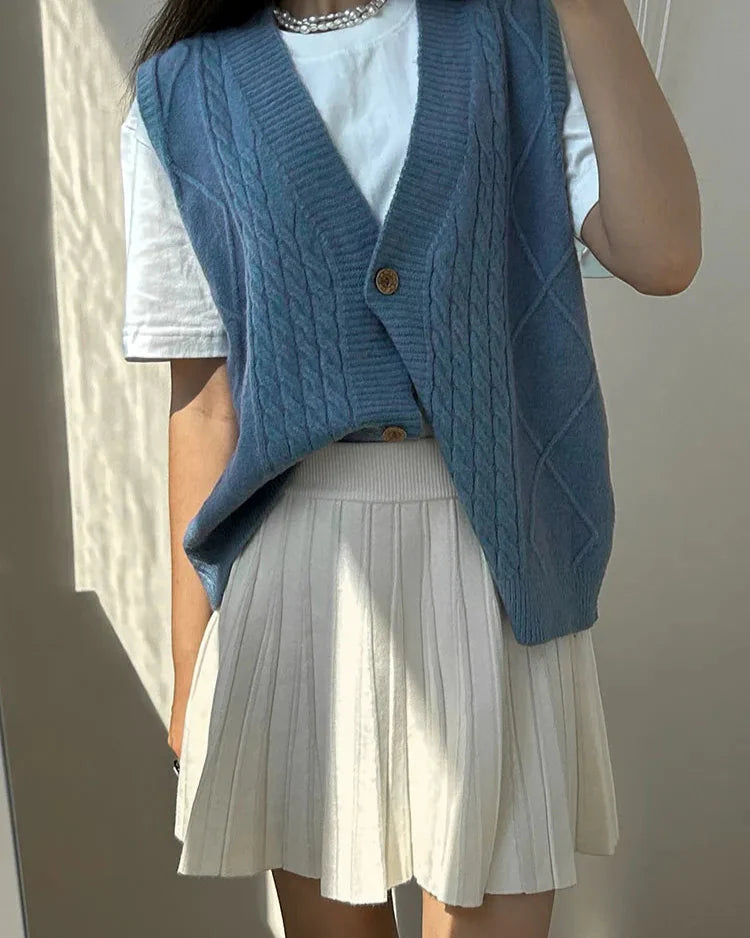 Doreen Mini Pleated A line Skirt