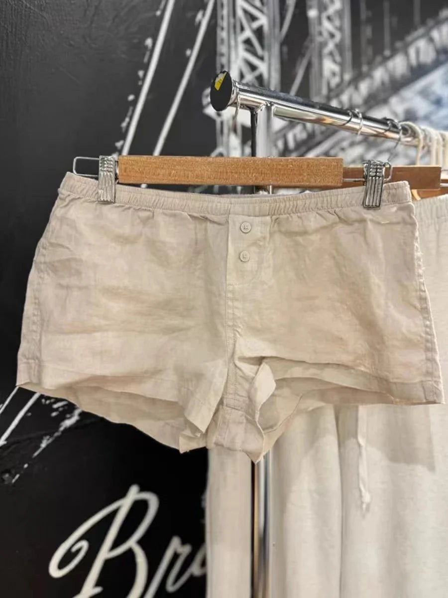 Cotton Elastic Women's Boxer Shorts