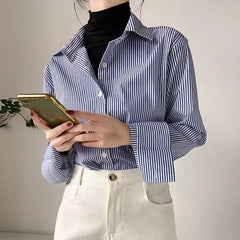 Working Downtown Striped Shirt