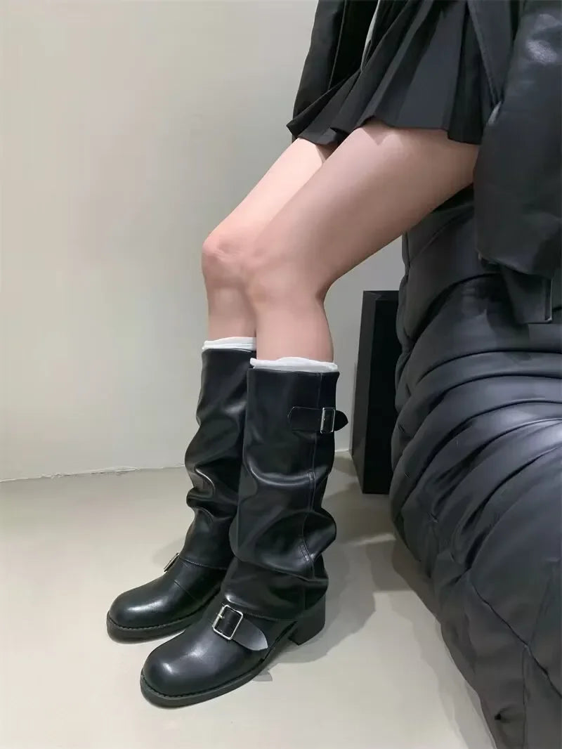 Veridian Knee High Boots