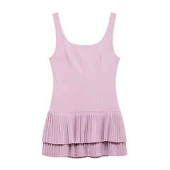 Gwen Pleated Mini Dress