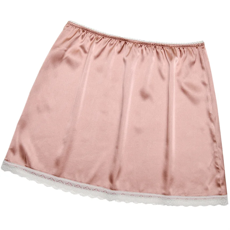 Satin Bow Lace Mini Skirt - Streetwear Slim Fit