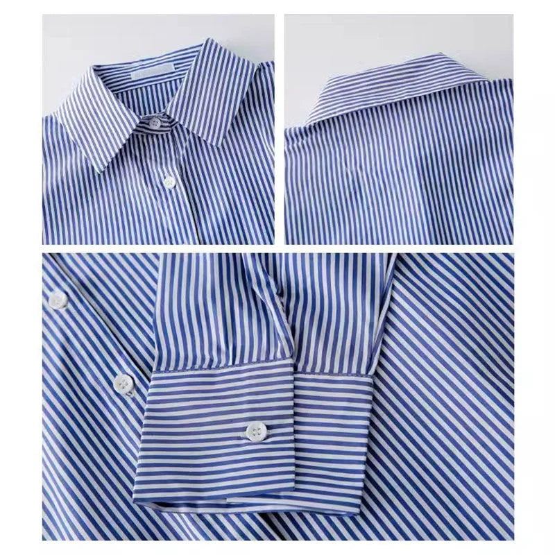 Working Downtown Striped Shirt