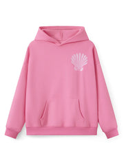 Surf Board Embroidered Hoodie - Loose Fit Pullover