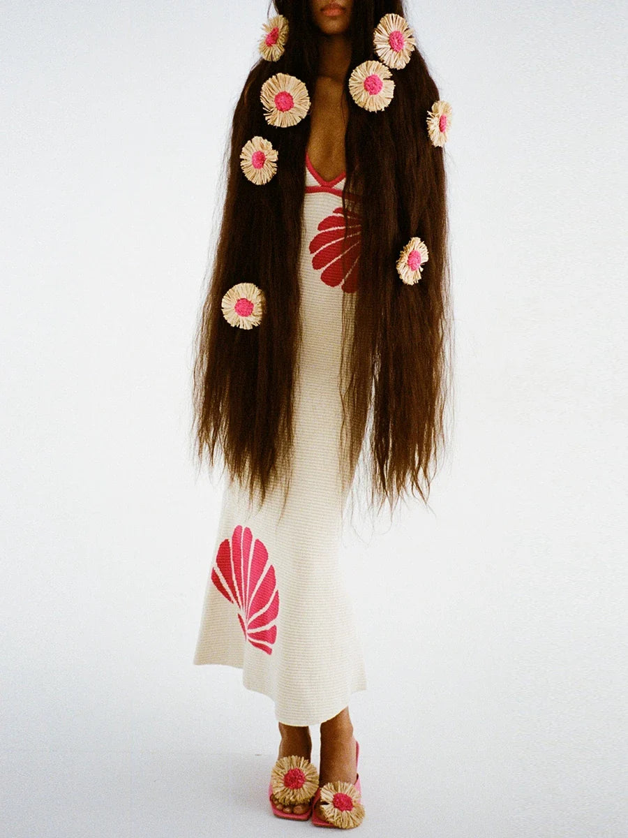 Colette Knit V Neck Dress