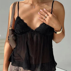 Sheer Cami Lace Top