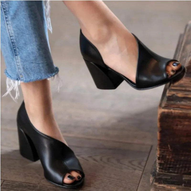Yessica Open Toe Heels