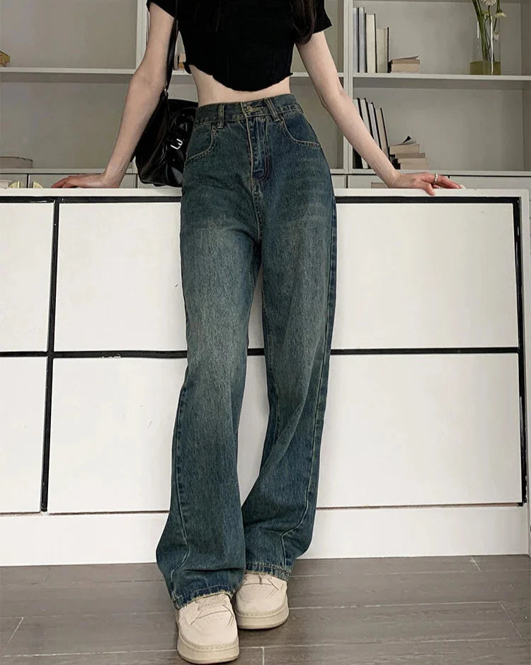 Ondrilla High Waist Wide Leg Jeans