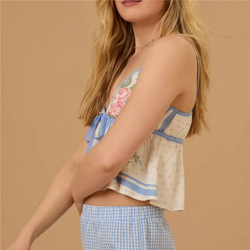 Floral Print Cami Top