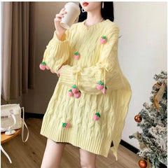 Strawberry Tassel Sweater