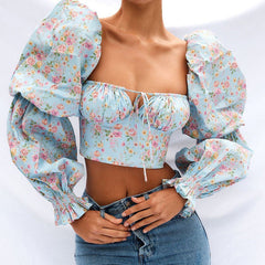 Lucia  Puffed Sleeves Top