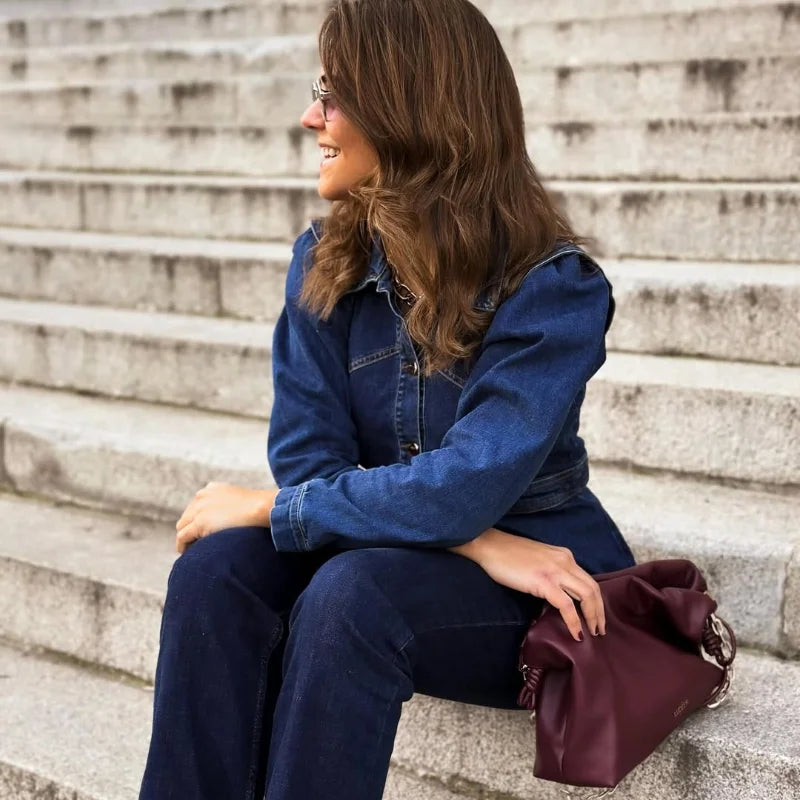 Darian Denim Jacket Pants Set