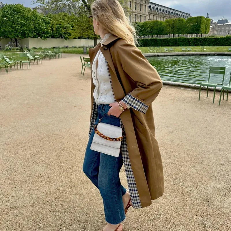 Brinley Long Trench Coat