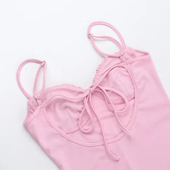 Solid Cami Mini Dress