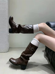 Veridian Knee High Boots
