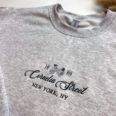 Cornelia Street Embroidered Sweatshirt Jumper