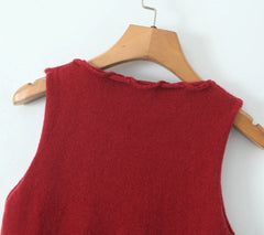 Knit Tank Top And Mini Skirt Set