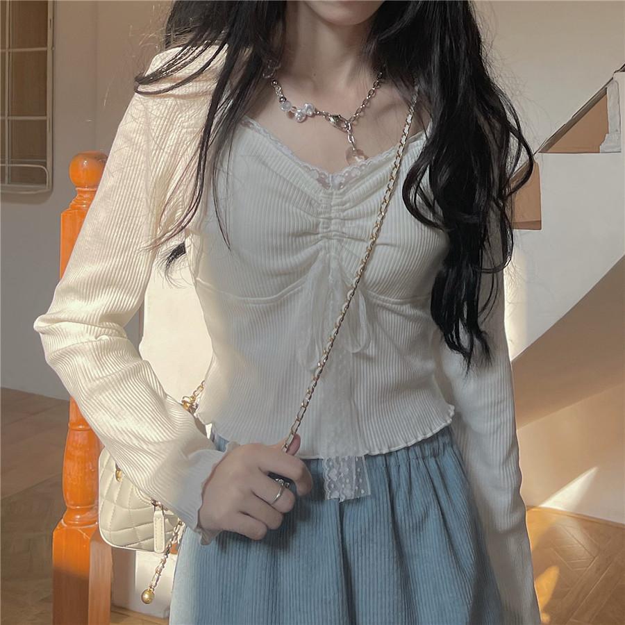 Carly Long Sleeves Vintage Top