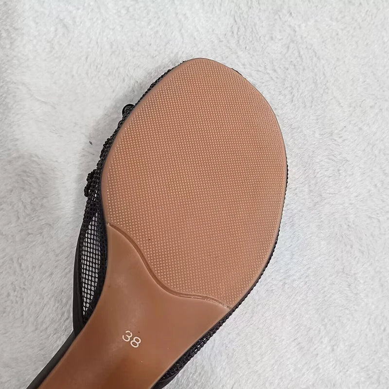Bridget Mesh Heels