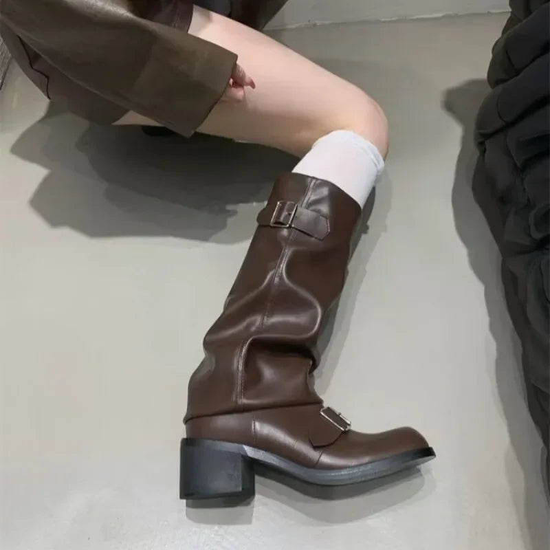 Veridian Knee High Boots