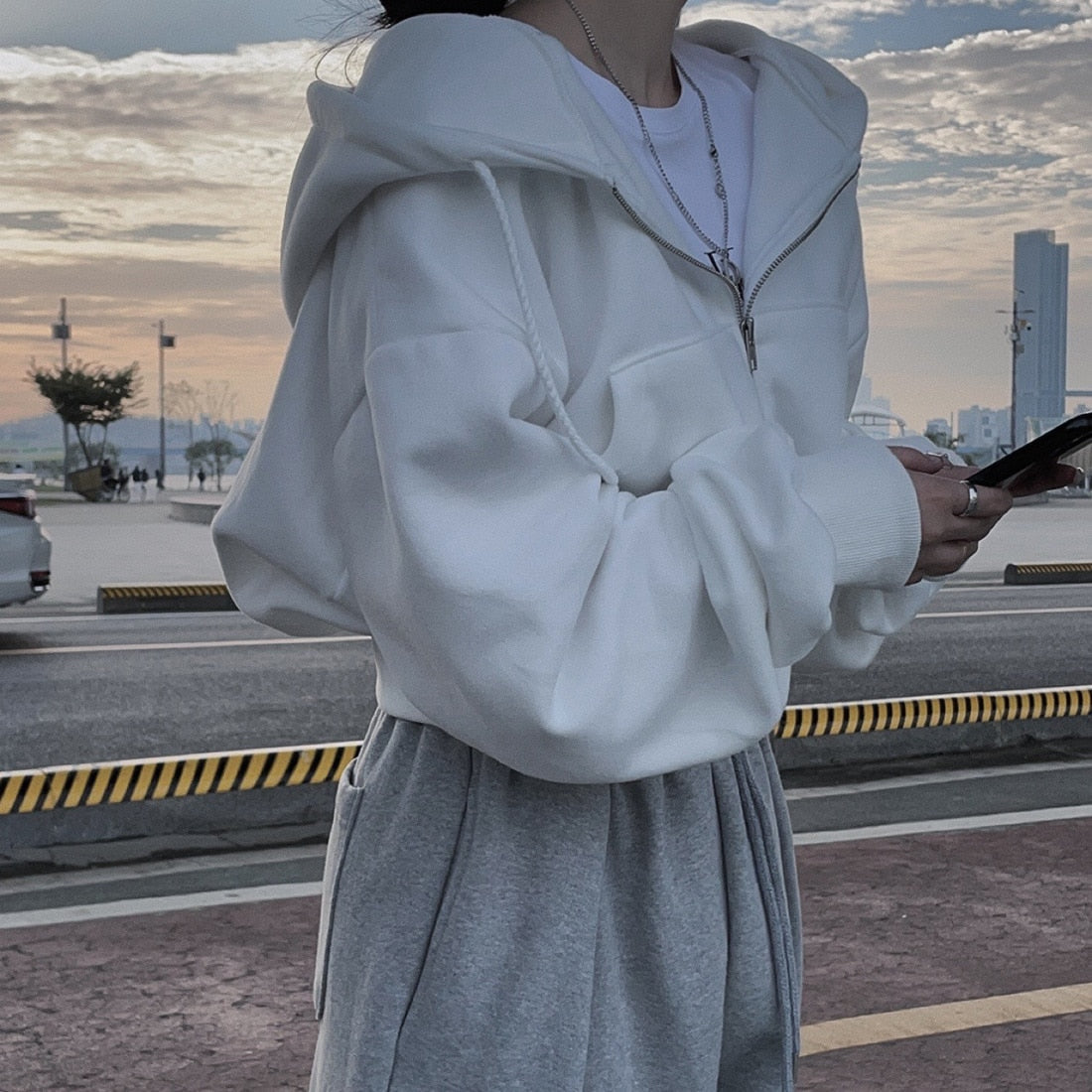 Bare Midriff Hoodie