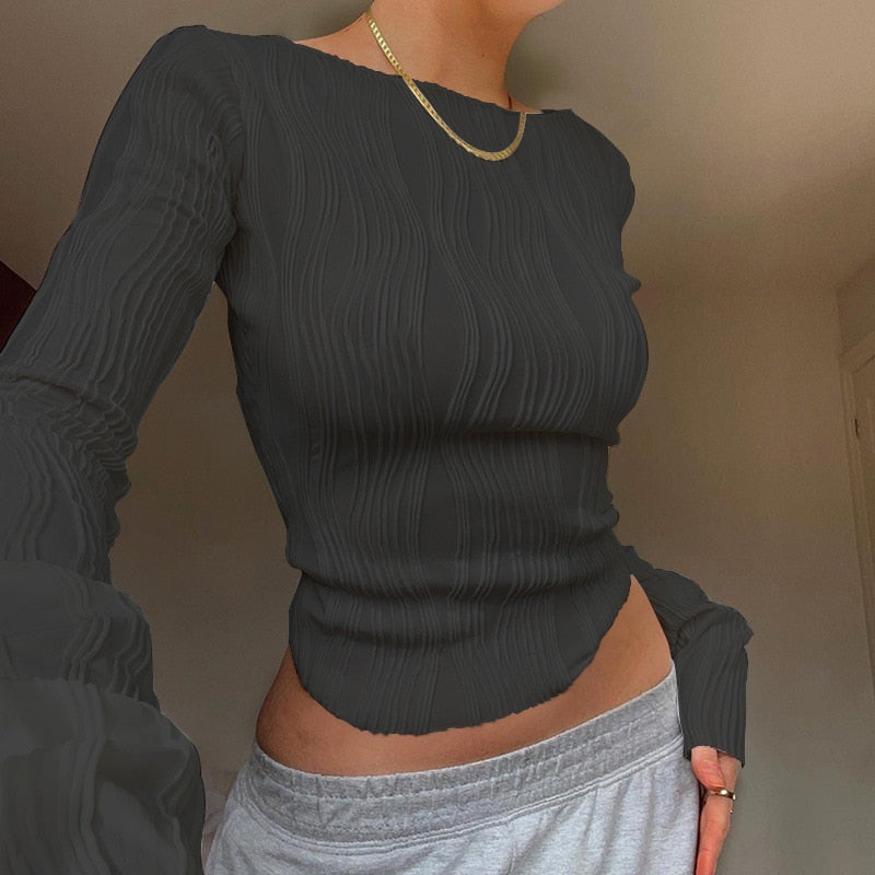 Eden Ruched Skinny Top