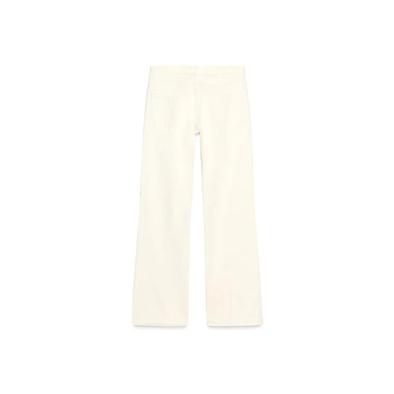 White Lace Up Jeans
