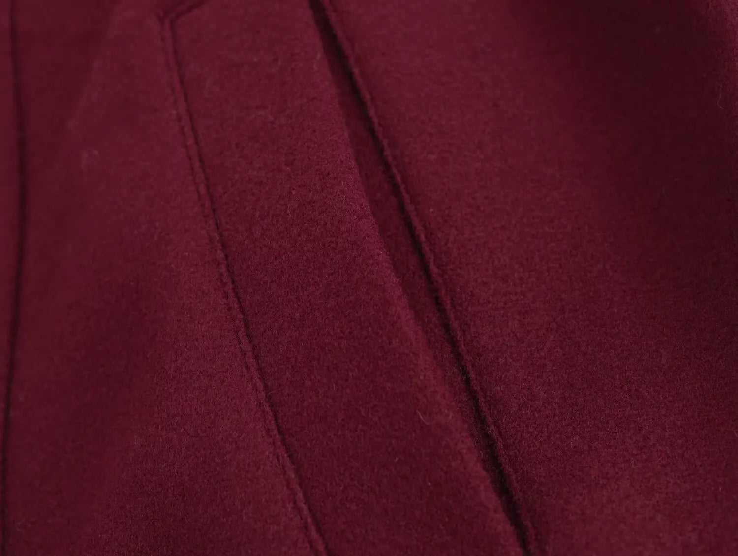 Burgundy Solid Baseball Jacket