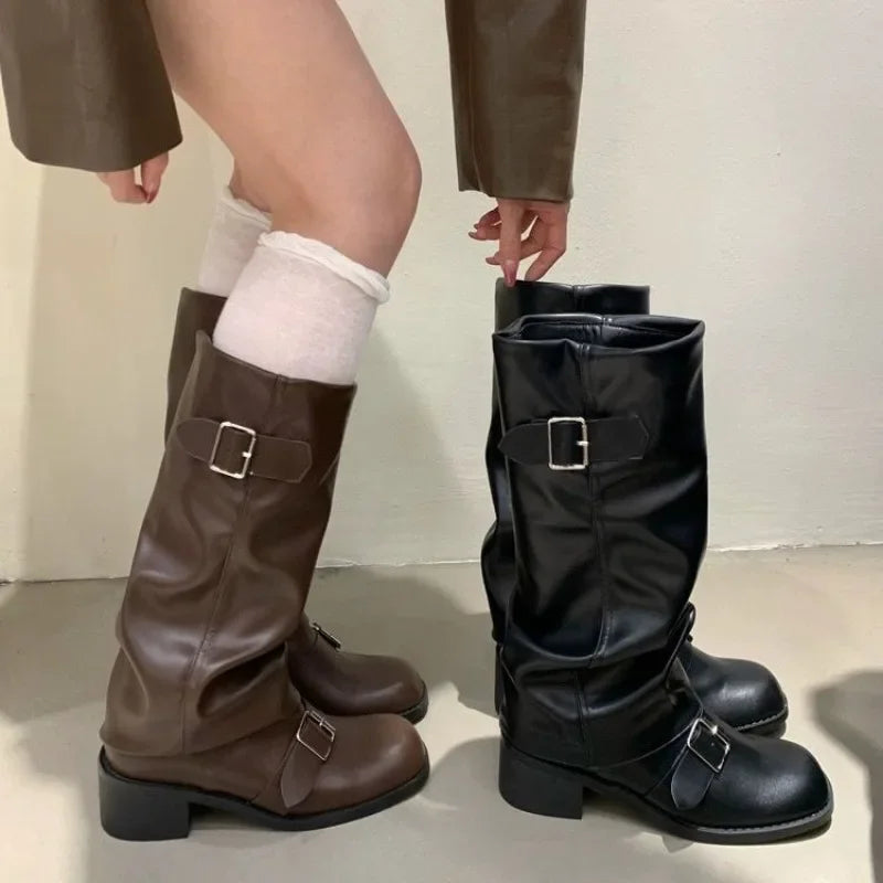 Veridian Knee High Boots