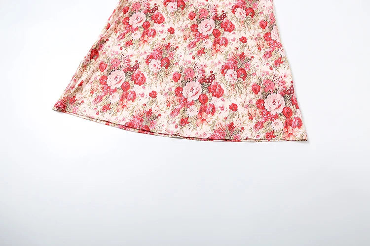 Floral Patchwork Lace Maxi Dress