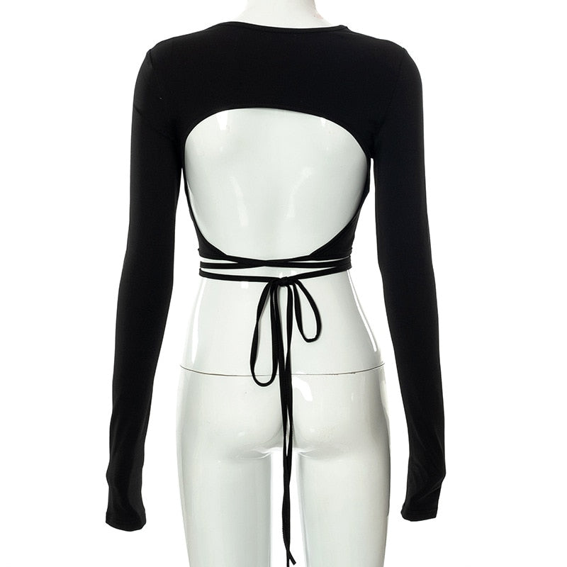 Florence O-neck Drawstring Top