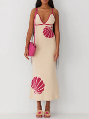 Colette Knit V Neck Dress